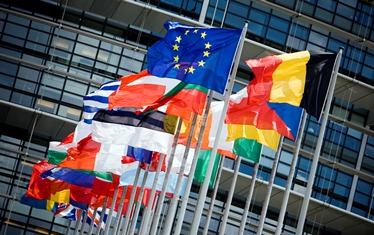 Flag-and-Parliament Europa Study Higher Education